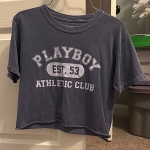 Playboy Athletic Club Kids T-Shirt - Gray